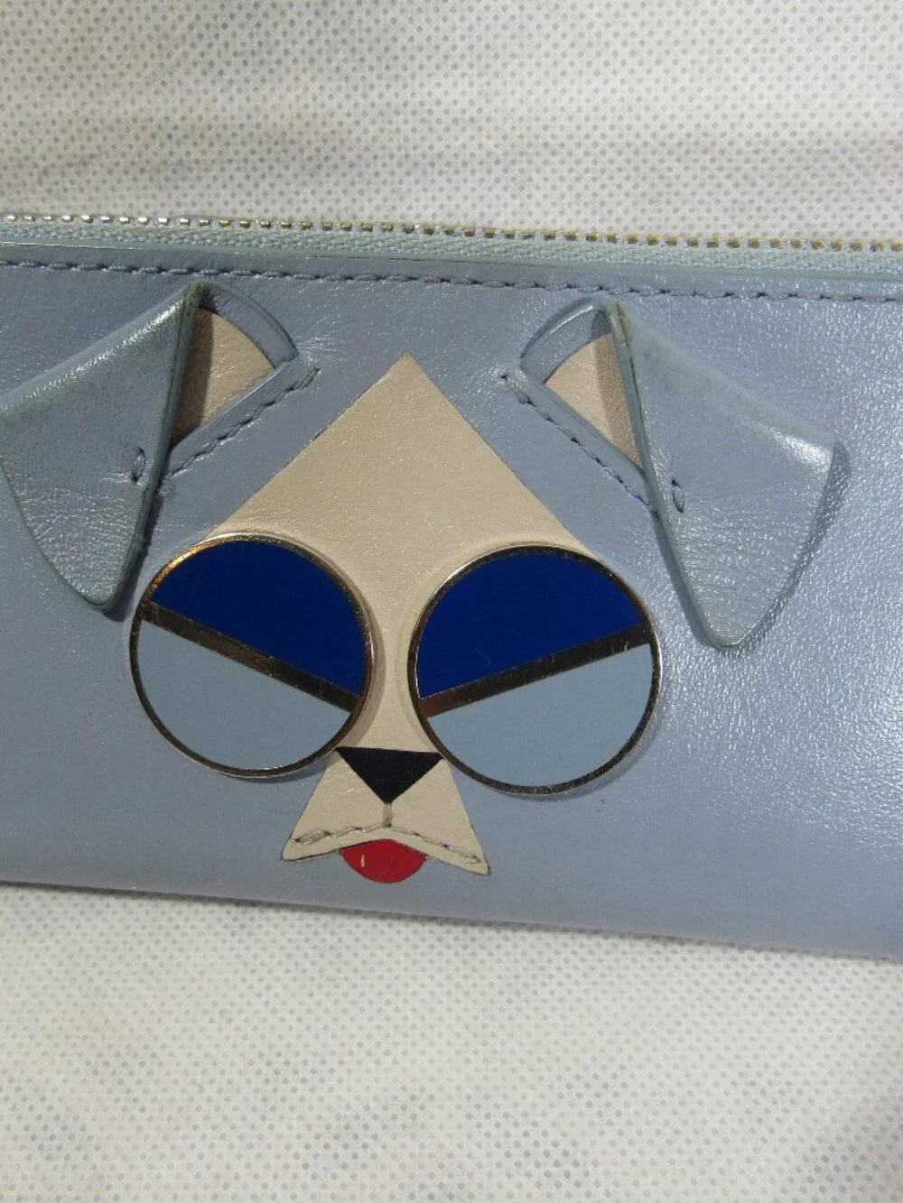 KATE SPADE PUPPY WALLET LOTS OF STORAGE SMALL BUT MIGHTY AND SUPER CUTE - Picture 3 of 8